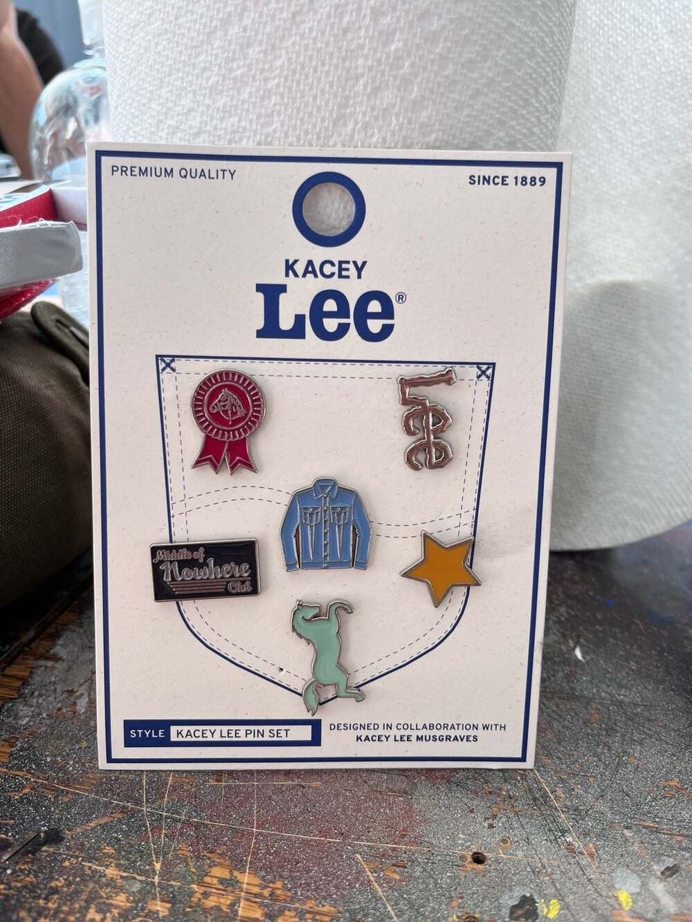 Kacey Lee Musgraves x Lee Collaborative 6-Piece Enamel Pin Set